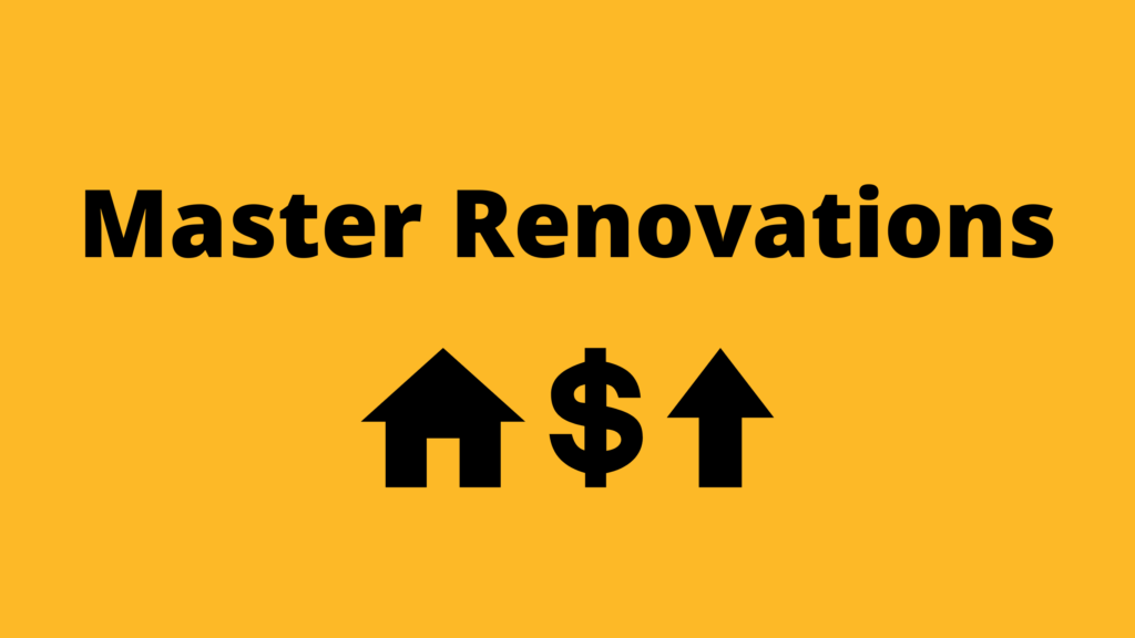 Master bedroom renovations by DG Builders